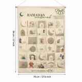 Ramadan Countdown Canvas Calendar