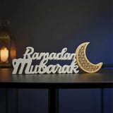 Ramadan Mubarak Wooden Table Sign