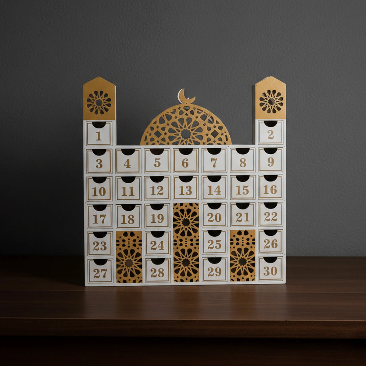 Ramadan Wooden Masjid Countdown Calendar