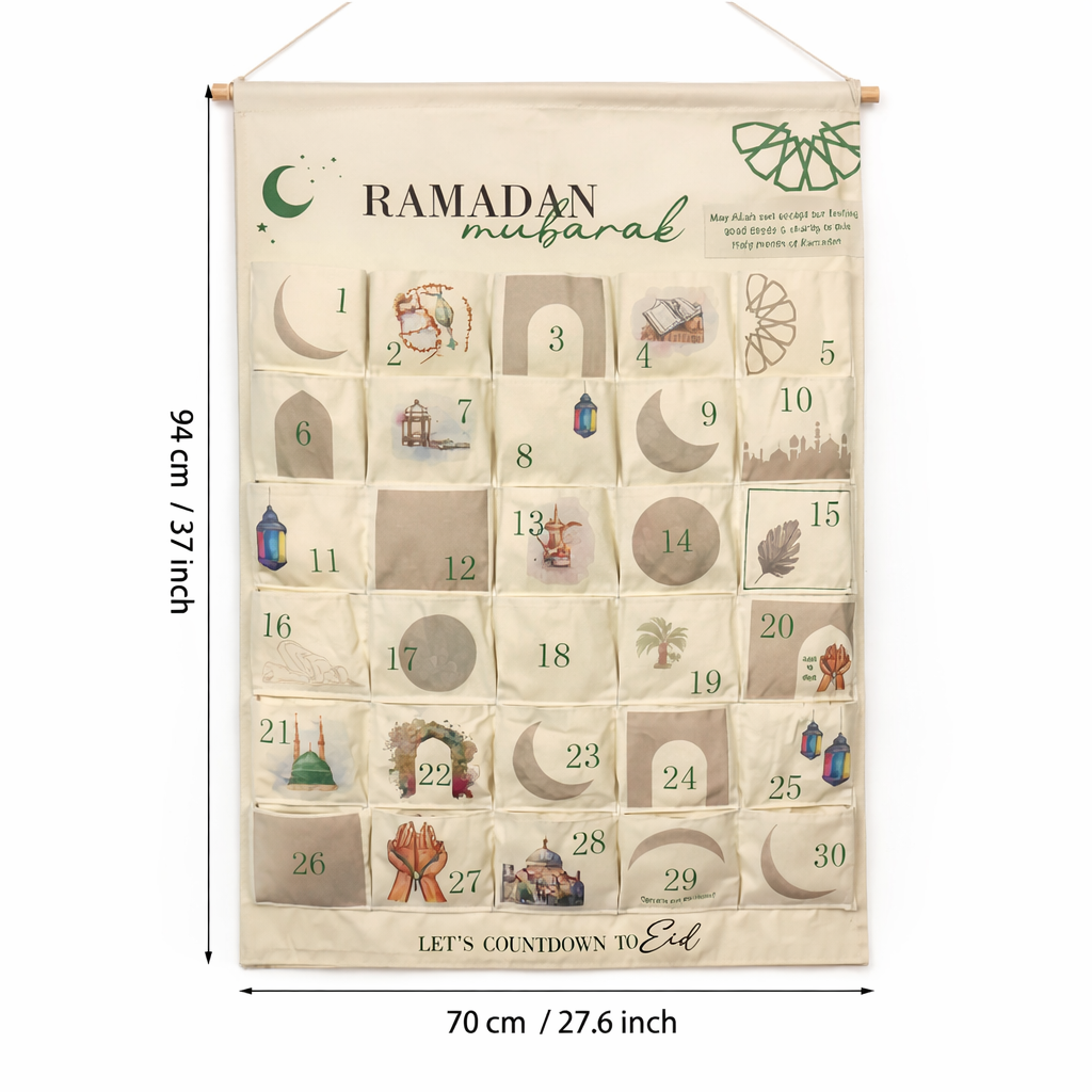 Ramadan Countdown Canvas Calendar