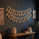 Ramadan Mubarak Wooden Bunting