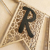 Ramadan Mubarak Wooden Bunting